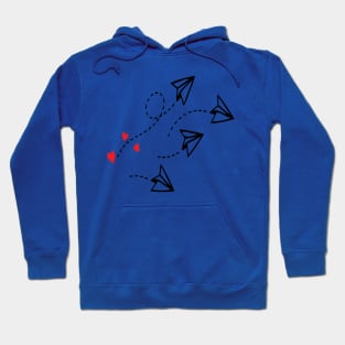 Love letter origami planes Hoodie